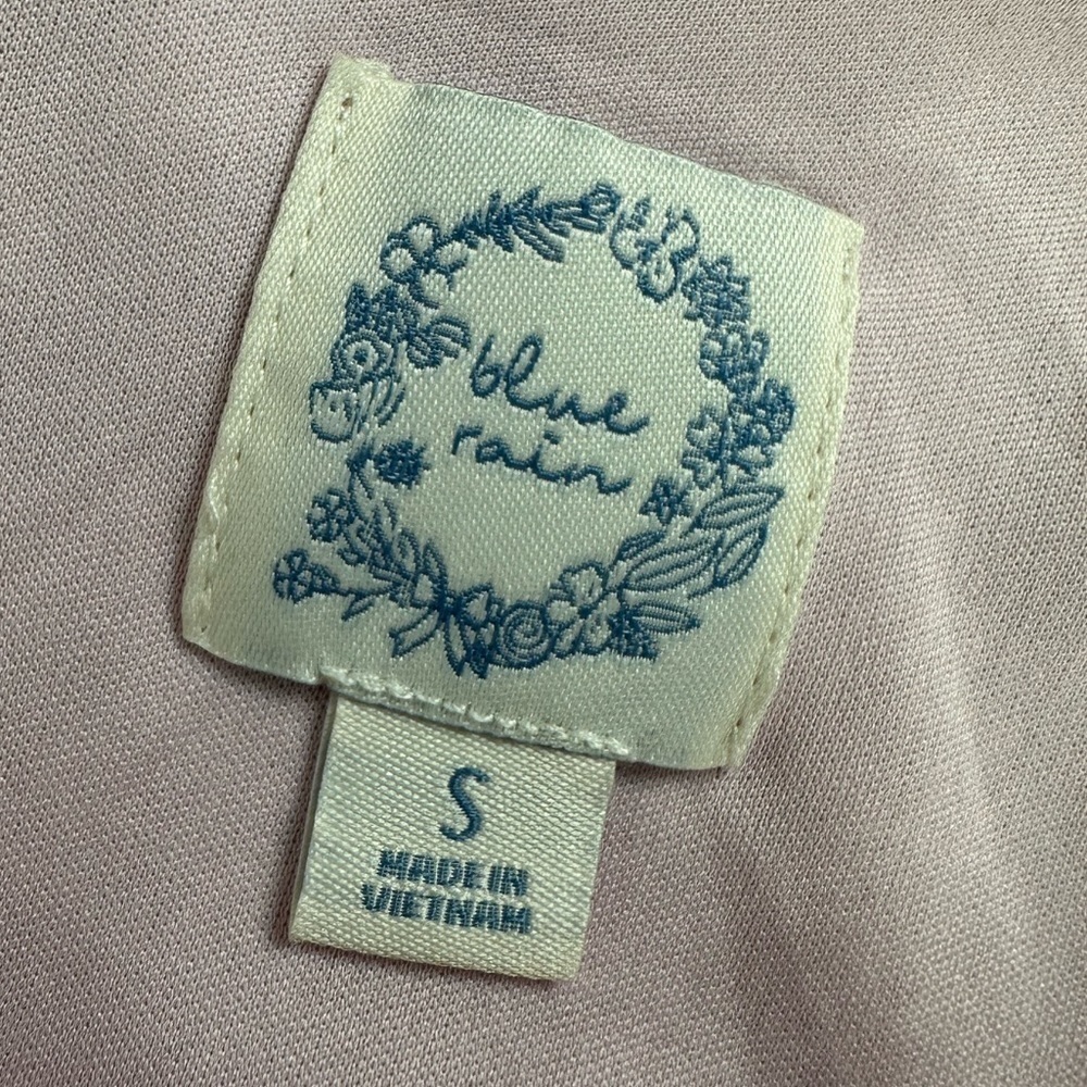 Francesca's Blue Rain Madonna Patchwork Floral Hi… - image 6